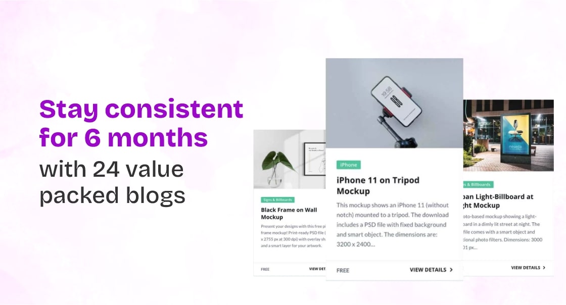 6mo Blog Pack (24 blogs)